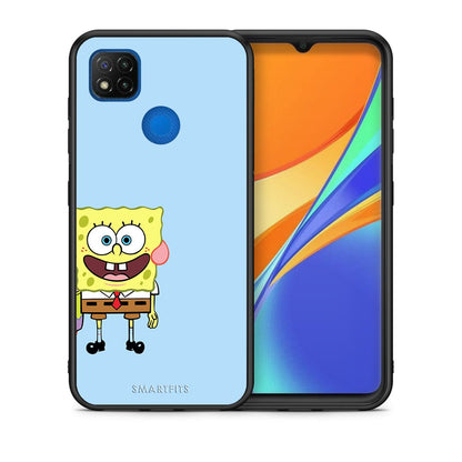 Θήκη Xiaomi Redmi 9C Friends Bob από τη Smartfits με σχέδιο στο πίσω μέρος και μαύρο περίβλημα | Xiaomi Redmi 9C Friends Bob case with colorful back and black bezels