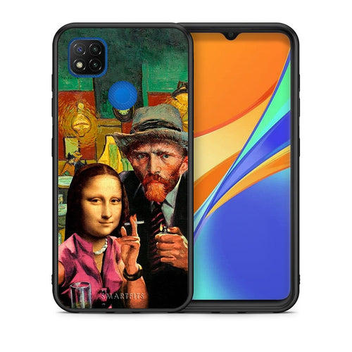 Θήκη Xiaomi Redmi 9C Funny Art από τη Smartfits με σχέδιο στο πίσω μέρος και μαύρο περίβλημα | Xiaomi Redmi 9C Funny Art case with colorful back and black bezels