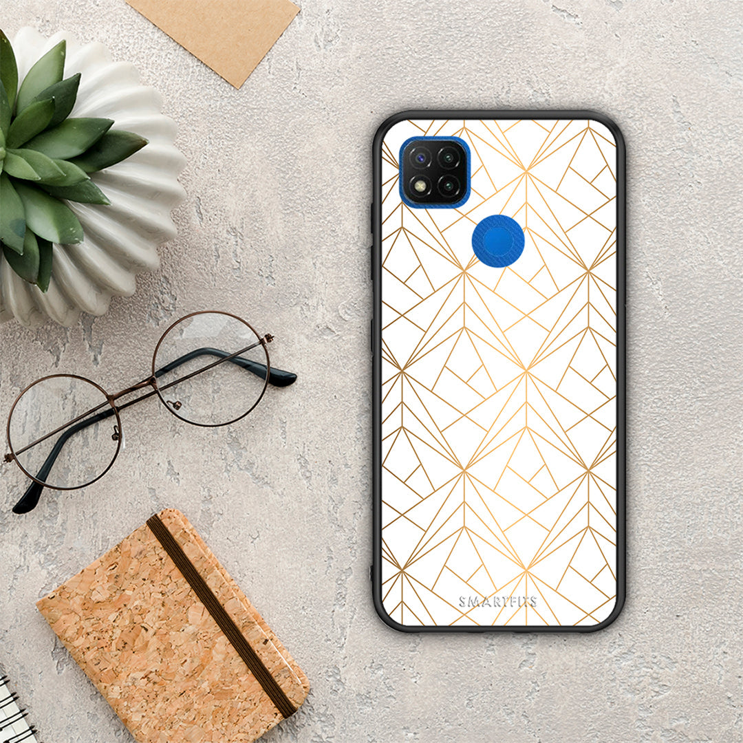 Geometric Luxury White - Xiaomi Redmi 9C θήκη