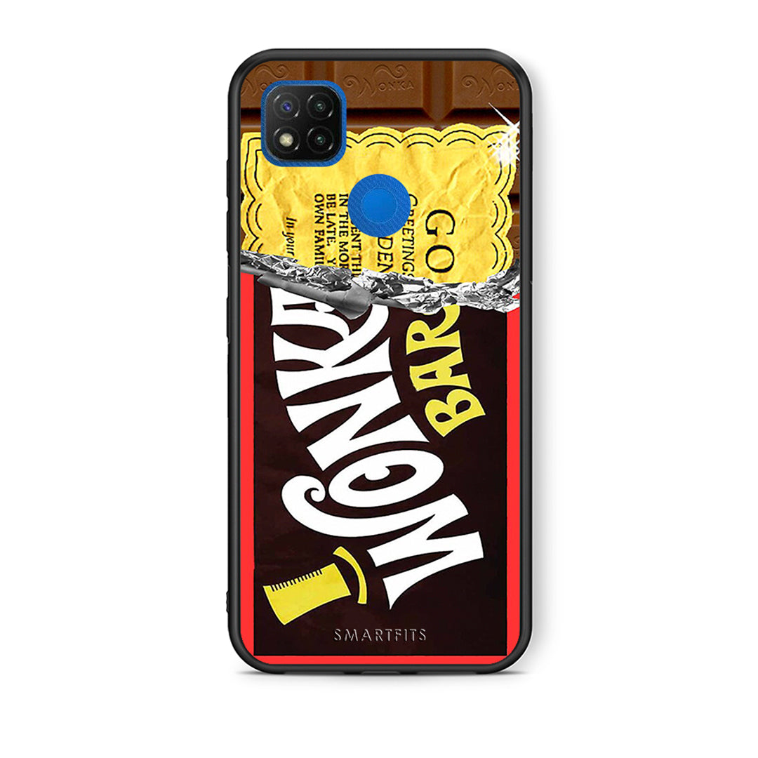 Θήκη Xiaomi Redmi 9C Golden Ticket από τη Smartfits με σχέδιο στο πίσω μέρος και μαύρο περίβλημα | Xiaomi Redmi 9C Golden Ticket case with colorful back and black bezels