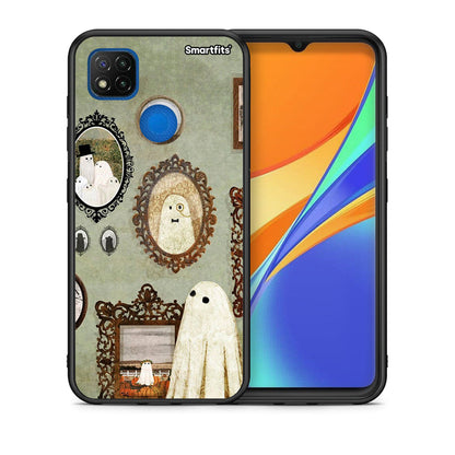 Θήκη Xiaomi Redmi 9C Halloween Ghost Season από τη Smartfits με σχέδιο στο πίσω μέρος και μαύρο περίβλημα | Xiaomi Redmi 9C Halloween Ghost Season case with colorful back and black bezels