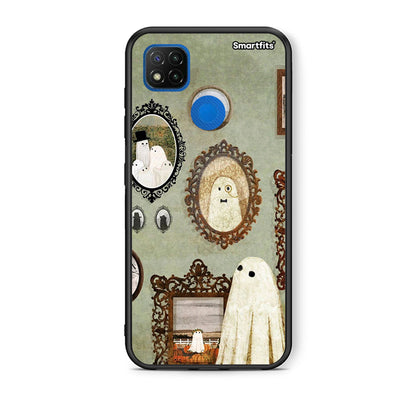 Θήκη Xiaomi Redmi 9C Halloween Ghost Season από τη Smartfits με σχέδιο στο πίσω μέρος και μαύρο περίβλημα | Xiaomi Redmi 9C Halloween Ghost Season case with colorful back and black bezels