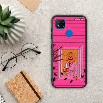 Halloween Pumpkin Lady - Xiaomi Redmi 9C θήκη