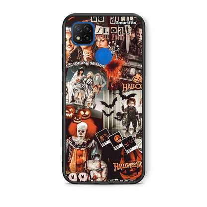 Θήκη Xiaomi Redmi 9C Halloween Spooky Season από τη Smartfits με σχέδιο στο πίσω μέρος και μαύρο περίβλημα | Xiaomi Redmi 9C Halloween Spooky Season case with colorful back and black bezels