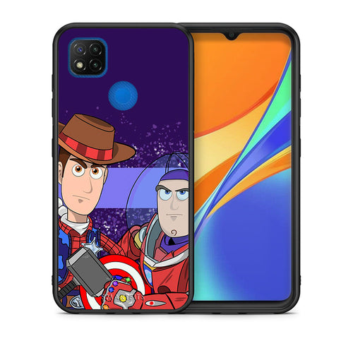 Θήκη Xiaomi Redmi 9C Infinity Story από τη Smartfits με σχέδιο στο πίσω μέρος και μαύρο περίβλημα | Xiaomi Redmi 9C Infinity Story case with colorful back and black bezels
