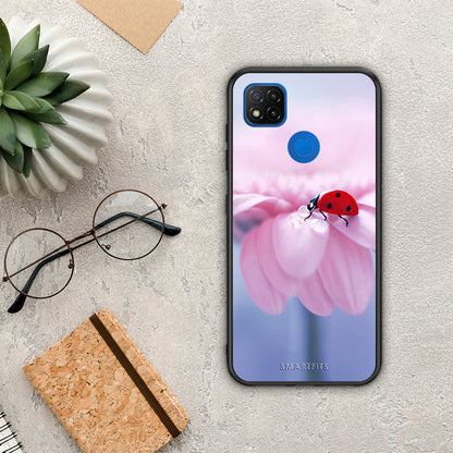 Ladybug Flower - Xiaomi Redmi 9C θήκη
