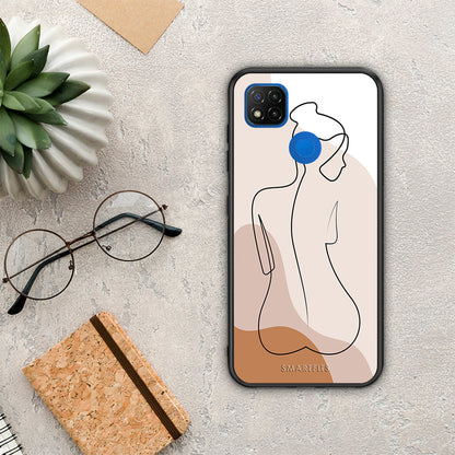 LineArt Woman - Xiaomi Redmi 9C θήκη