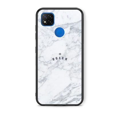 Θήκη Xiaomi Redmi 9C Queen Marble από τη Smartfits με σχέδιο στο πίσω μέρος και μαύρο περίβλημα | Xiaomi Redmi 9C Queen Marble case with colorful back and black bezels