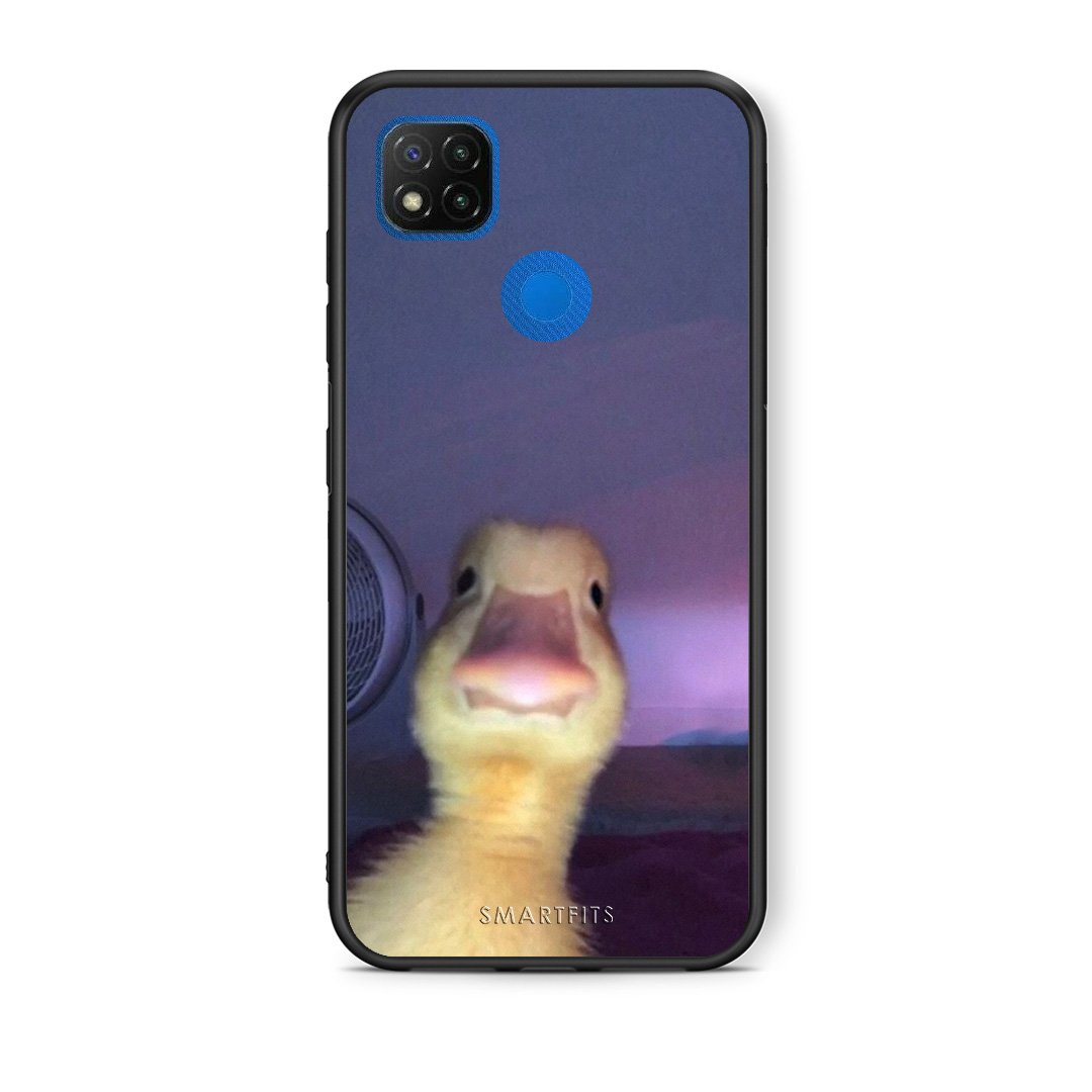 Θήκη Xiaomi Redmi 9C Meme Duck από τη Smartfits με σχέδιο στο πίσω μέρος και μαύρο περίβλημα | Xiaomi Redmi 9C Meme Duck case with colorful back and black bezels