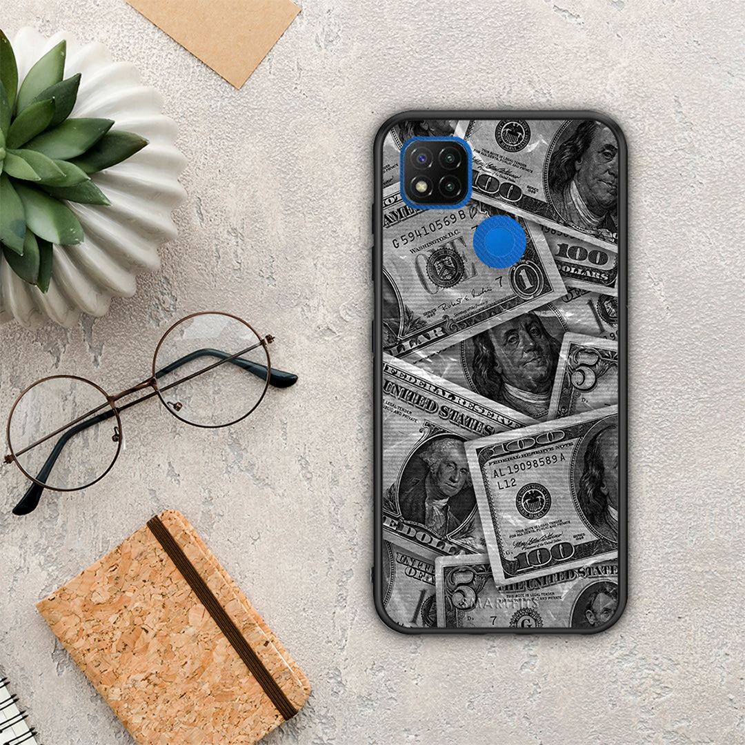 Money Dollars - Xiaomi Redmi 9C θήκη