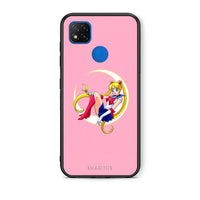 Thumbnail for Θήκη Xiaomi Redmi 9C Moon Girl από τη Smartfits με σχέδιο στο πίσω μέρος και μαύρο περίβλημα | Xiaomi Redmi 9C Moon Girl case with colorful back and black bezels