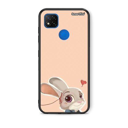 Θήκη Xiaomi Redmi 9C Nick Wilde And Judy Hopps Love 2 από τη Smartfits με σχέδιο στο πίσω μέρος και μαύρο περίβλημα | Xiaomi Redmi 9C Nick Wilde And Judy Hopps Love 2 case with colorful back and black bezels