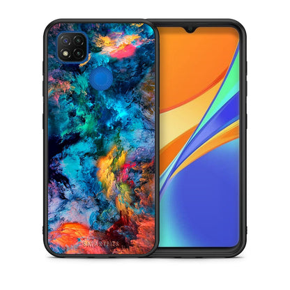 Θήκη Xiaomi Redmi 9C Crayola Paint από τη Smartfits με σχέδιο στο πίσω μέρος και μαύρο περίβλημα | Xiaomi Redmi 9C Crayola Paint case with colorful back and black bezels
