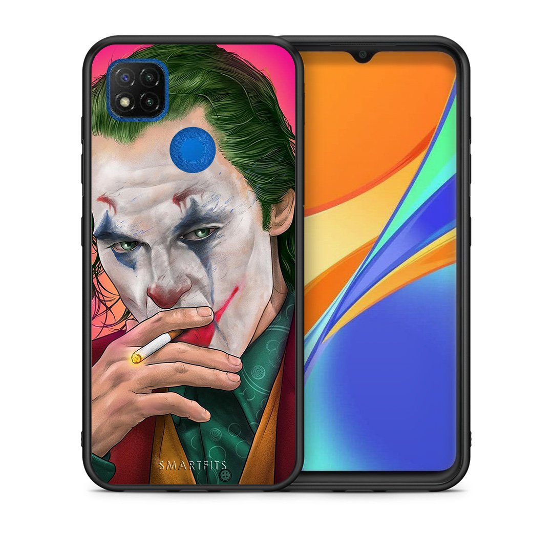 Θήκη Xiaomi Redmi 9C JokesOnU PopArt από τη Smartfits με σχέδιο στο πίσω μέρος και μαύρο περίβλημα | Xiaomi Redmi 9C JokesOnU PopArt case with colorful back and black bezels