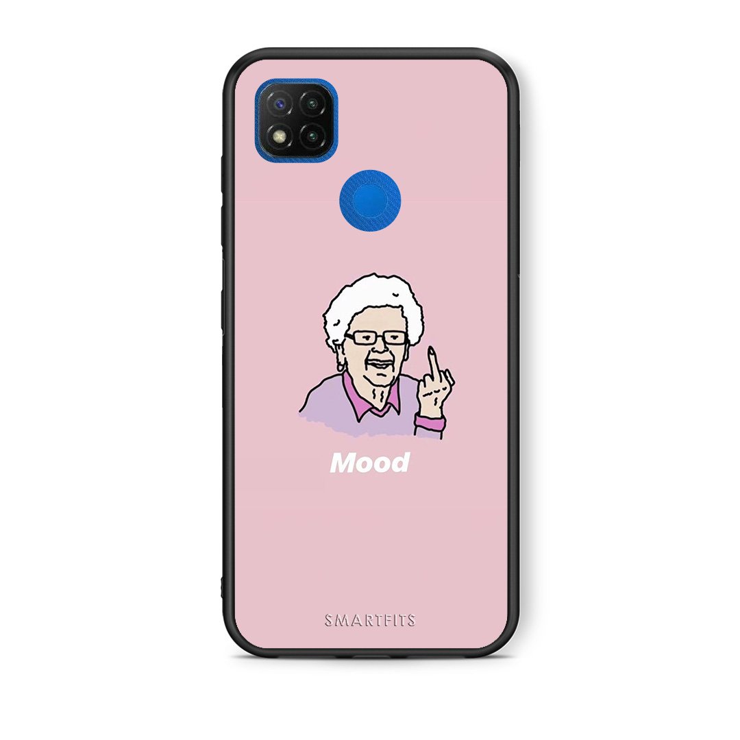 Θήκη Xiaomi Redmi 9C Mood PopArt από τη Smartfits με σχέδιο στο πίσω μέρος και μαύρο περίβλημα | Xiaomi Redmi 9C Mood PopArt case with colorful back and black bezels