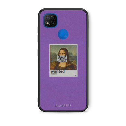 Θήκη Xiaomi Redmi 9C Monalisa Popart από τη Smartfits με σχέδιο στο πίσω μέρος και μαύρο περίβλημα | Xiaomi Redmi 9C Monalisa Popart case with colorful back and black bezels