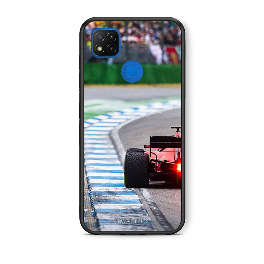 Θήκη Xiaomi Redmi 9C Racing Vibes από τη Smartfits με σχέδιο στο πίσω μέρος και μαύρο περίβλημα | Xiaomi Redmi 9C Racing Vibes case with colorful back and black bezels