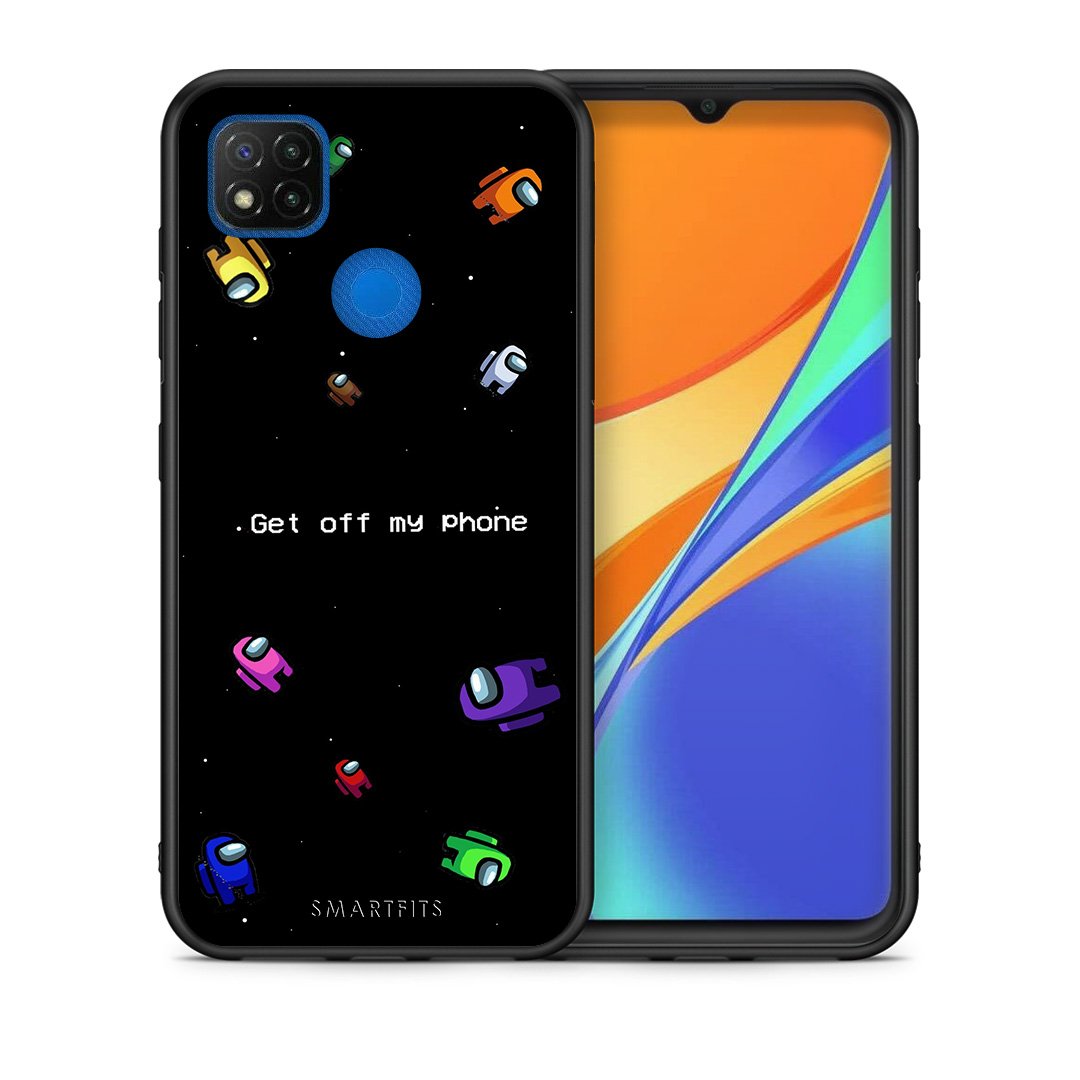 Θήκη Xiaomi Redmi 9C AFK Text από τη Smartfits με σχέδιο στο πίσω μέρος και μαύρο περίβλημα | Xiaomi Redmi 9C AFK Text case with colorful back and black bezels