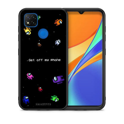 Θήκη Xiaomi Redmi 9C AFK Text από τη Smartfits με σχέδιο στο πίσω μέρος και μαύρο περίβλημα | Xiaomi Redmi 9C AFK Text case with colorful back and black bezels