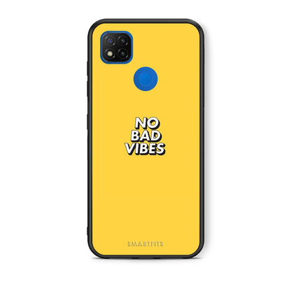 Θήκη Xiaomi Redmi 9C Vibes Text από τη Smartfits με σχέδιο στο πίσω μέρος και μαύρο περίβλημα | Xiaomi Redmi 9C Vibes Text case with colorful back and black bezels