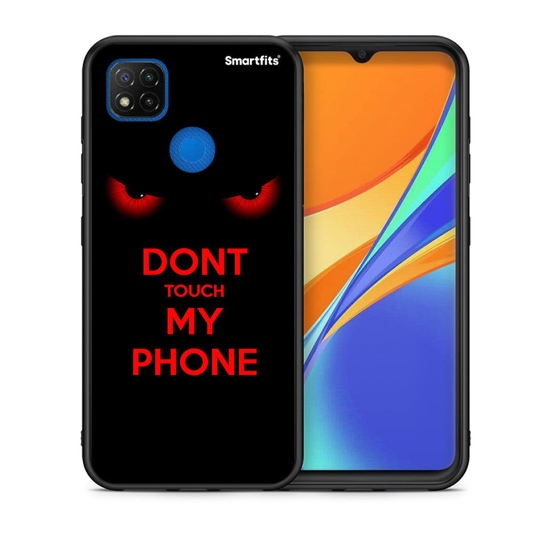 Θήκη Xiaomi Redmi 9C Touch My Phone από τη Smartfits με σχέδιο στο πίσω μέρος και μαύρο περίβλημα | Xiaomi Redmi 9C Touch My Phone case with colorful back and black bezels