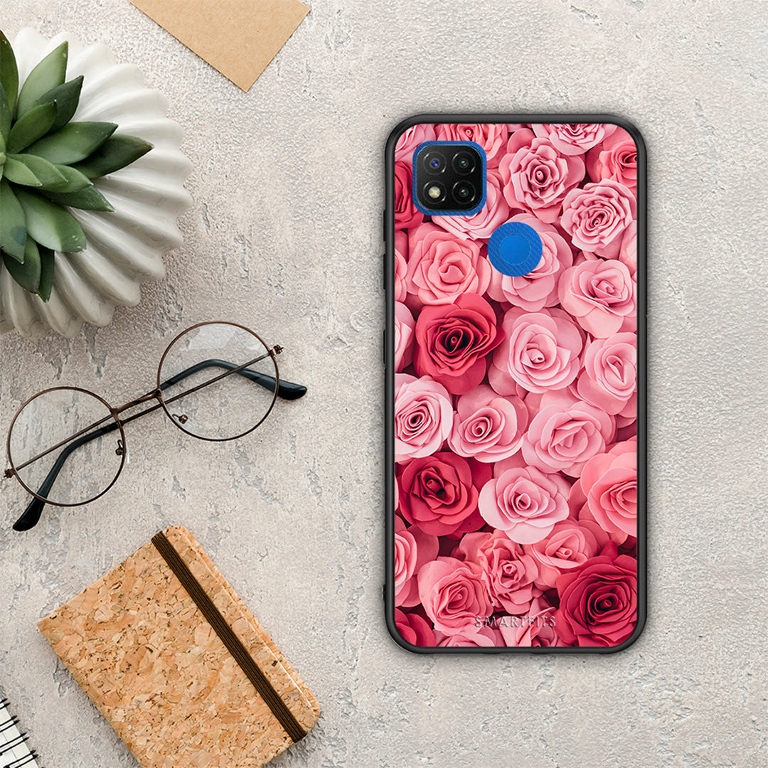 Valentine RoseGarden - Xiaomi Redmi 9C θήκη