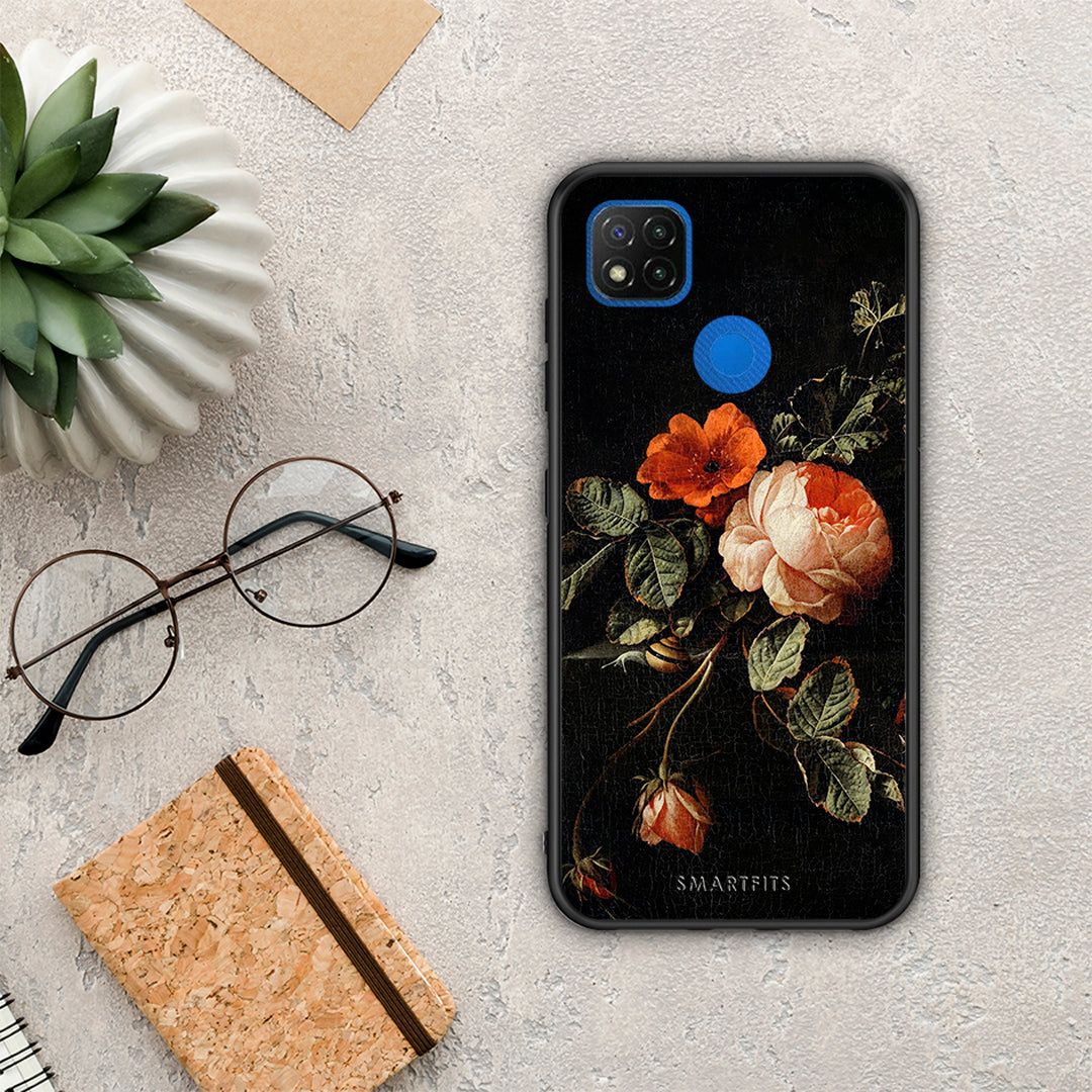 Vintage Roses - Xiaomi Redmi 9C θήκη