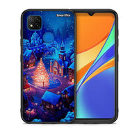 Thumbnail for Θήκη Xiaomi Redmi 9C Xmas Village από τη Smartfits με σχέδιο στο πίσω μέρος και μαύρο περίβλημα | Xiaomi Redmi 9C Xmas Village case with colorful back and black bezels