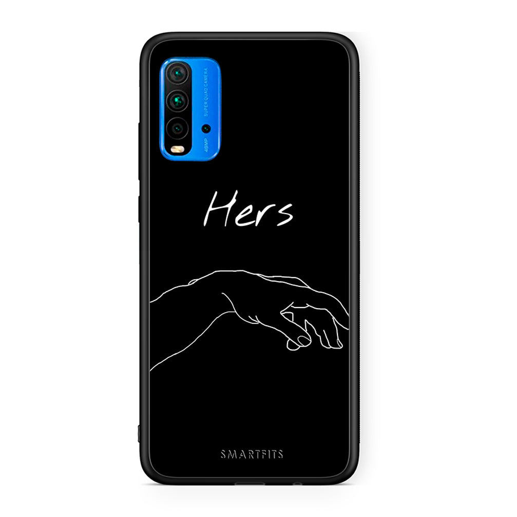 Xiaomi Redmi 9T Aeshetic Love 1 Θήκη Αγίου Βαλεντίνου από τη Smartfits με σχέδιο στο πίσω μέρος και μαύρο περίβλημα | Smartphone case with colorful back and black bezels by Smartfits