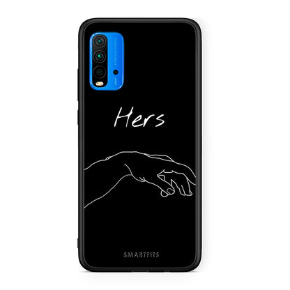 Xiaomi Redmi 9T Aeshetic Love 1 Θήκη Αγίου Βαλεντίνου από τη Smartfits με σχέδιο στο πίσω μέρος και μαύρο περίβλημα | Smartphone case with colorful back and black bezels by Smartfits