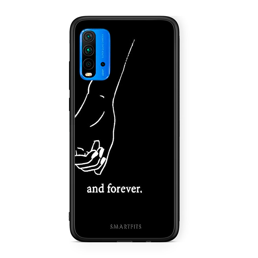 Xiaomi Redmi 9T Always & Forever 2 Θήκη Αγίου Βαλεντίνου από τη Smartfits με σχέδιο στο πίσω μέρος και μαύρο περίβλημα | Smartphone case with colorful back and black bezels by Smartfits