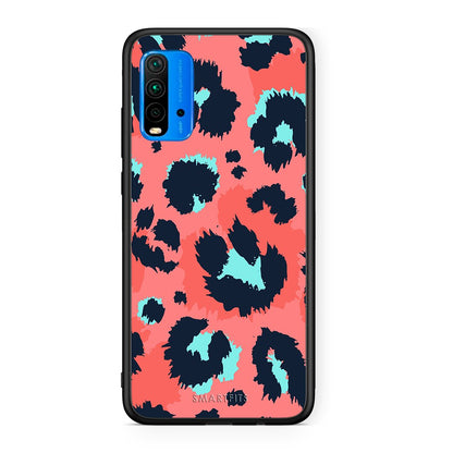 22 - Xiaomi Redmi 9T Pink Leopard Animal case, cover, bumper