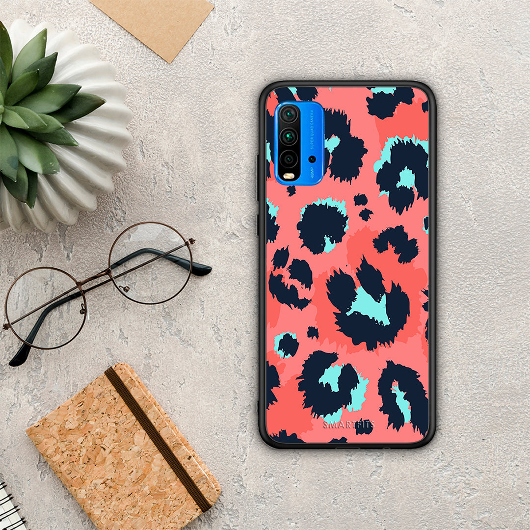 Animal Pink Leopard - Xiaomi Redmi 9T θήκη