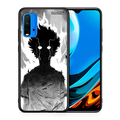 Θήκη Xiaomi Redmi 9T Anime Boy από τη Smartfits με σχέδιο στο πίσω μέρος και μαύρο περίβλημα | Xiaomi Redmi 9T Anime Boy case with colorful back and black bezels
