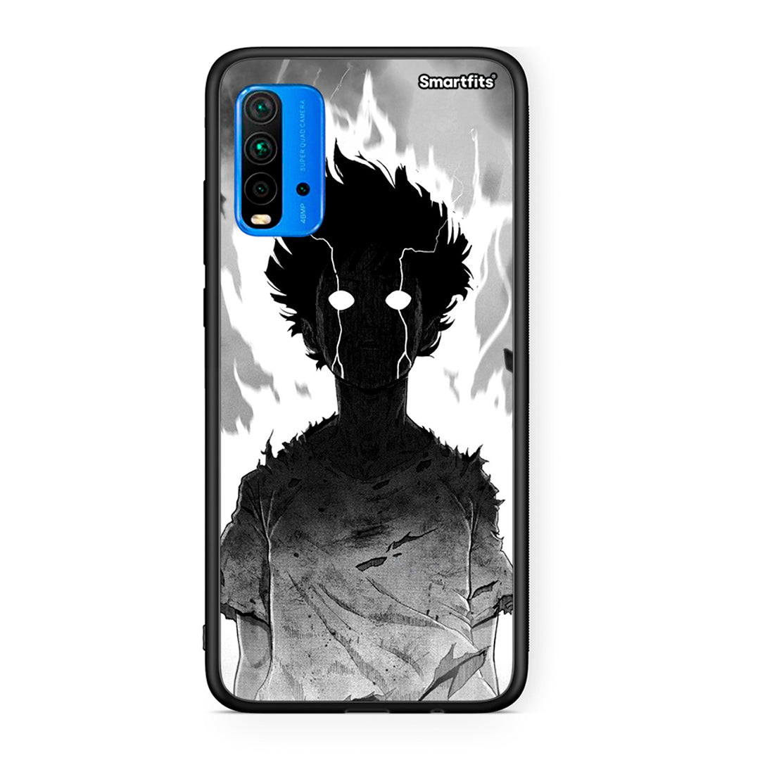 Xiaomi Redmi 9T Anime Boy Θήκη από τη Smartfits με σχέδιο στο πίσω μέρος και μαύρο περίβλημα | Smartphone case with colorful back and black bezels by Smartfits