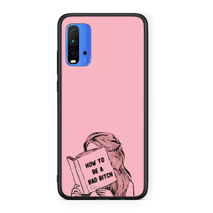 Xiaomi Redmi 9T Bad Bitch θήκη από τη Smartfits με σχέδιο στο πίσω μέρος και μαύρο περίβλημα | Smartphone case with colorful back and black bezels by Smartfits