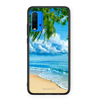 Thumbnail for Xiaomi Redmi 9T Beautiful Beach θήκη από τη Smartfits με σχέδιο στο πίσω μέρος και μαύρο περίβλημα | Smartphone case with colorful back and black bezels by Smartfits