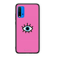 Thumbnail for Xiaomi Redmi 9T Blue Eye Pink θήκη από τη Smartfits με σχέδιο στο πίσω μέρος και μαύρο περίβλημα | Smartphone case with colorful back and black bezels by Smartfits