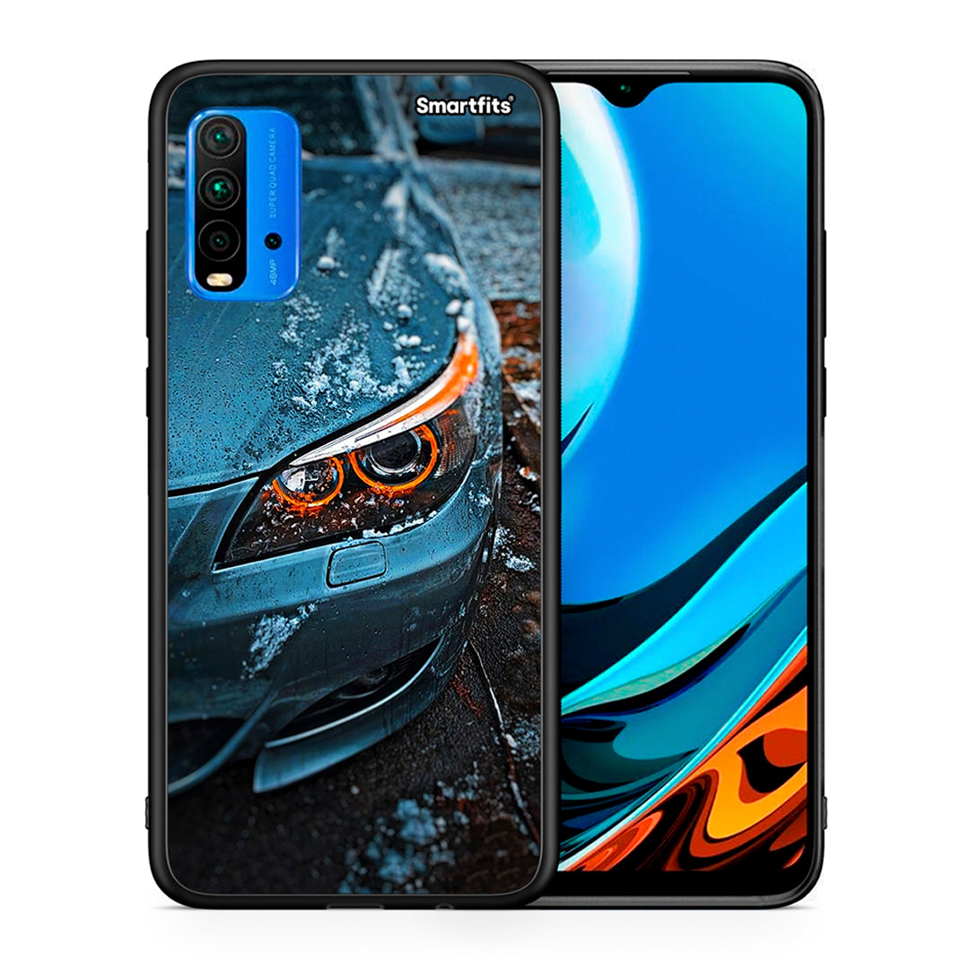 Θήκη Xiaomi Poco M3 Bmw E60 από τη Smartfits με σχέδιο στο πίσω μέρος και μαύρο περίβλημα | Xiaomi Poco M3 Bmw E60 case with colorful back and black bezels