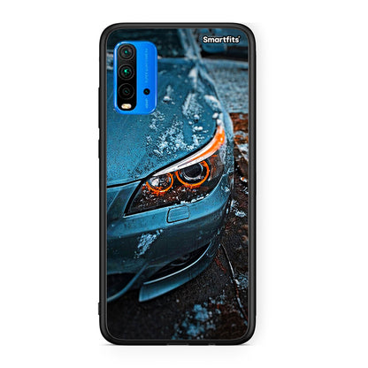 Xiaomi Redmi 9T Bmw E60 Θήκη από τη Smartfits με σχέδιο στο πίσω μέρος και μαύρο περίβλημα | Smartphone case with colorful back and black bezels by Smartfits
