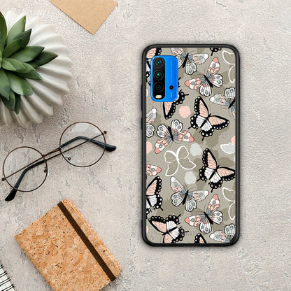 Boho Butterflies - Xiaomi Redmi 9T θήκη