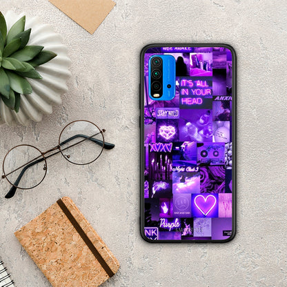 Collage Stay Wild - Xiaomi Redmi 9T θήκη