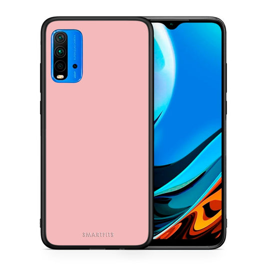 Θήκη Xiaomi Redmi 9T Nude Color από τη Smartfits με σχέδιο στο πίσω μέρος και μαύρο περίβλημα | Xiaomi Redmi 9T Nude Color case with colorful back and black bezels