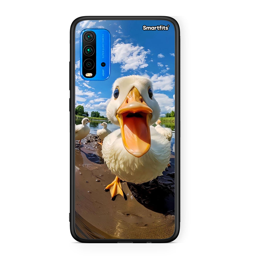 Xiaomi Poco M3 Duck Face θήκη από τη Smartfits με σχέδιο στο πίσω μέρος και μαύρο περίβλημα | Smartphone case with colorful back and black bezels by Smartfits