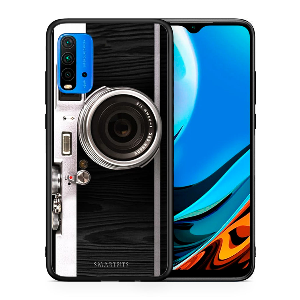 Θήκη Xiaomi Redmi 9T Emily In Paris από τη Smartfits με σχέδιο στο πίσω μέρος και μαύρο περίβλημα | Xiaomi Redmi 9T Emily In Paris case with colorful back and black bezels