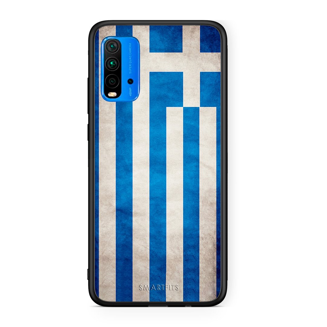 4 - Xiaomi Redmi 9T Greece Flag case, cover, bumper