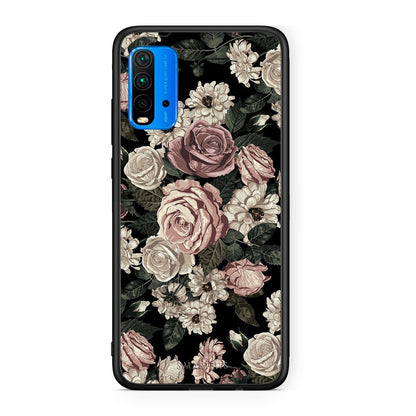 4 - Xiaomi Poco M3 Wild Roses Flower case, cover, bumper