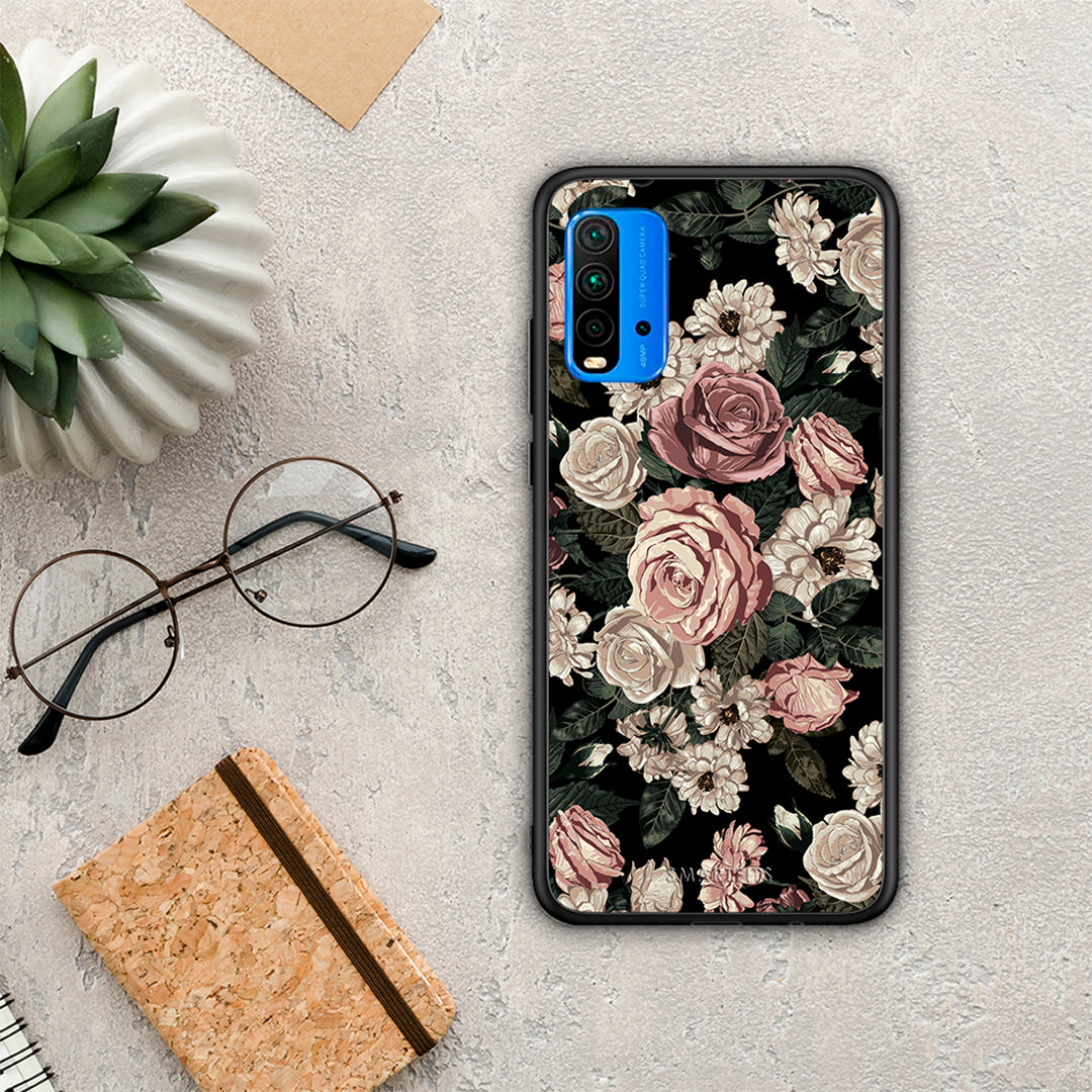 Flower Wild Roses - Xiaomi Redmi 9T θήκη