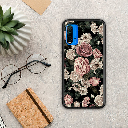 Flower Wild Roses - Xiaomi Redmi 9T θήκη