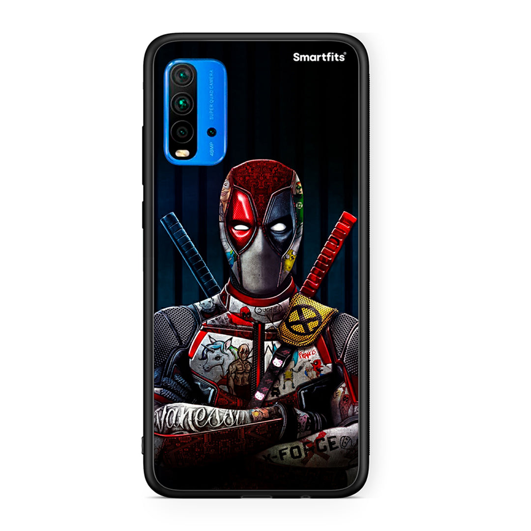 Xiaomi Poco M3 Funny Guy θήκη από τη Smartfits με σχέδιο στο πίσω μέρος και μαύρο περίβλημα | Smartphone case with colorful back and black bezels by Smartfits